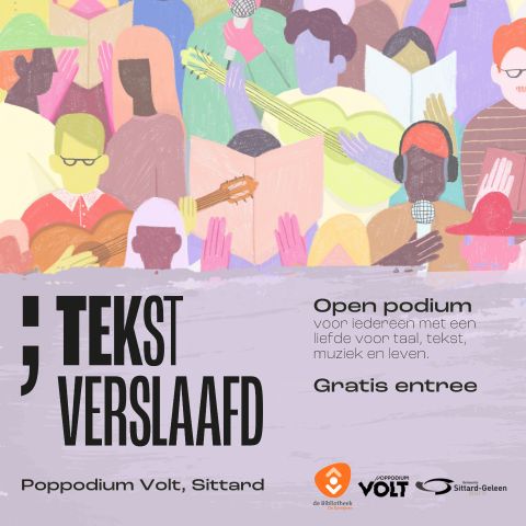 Open Podium 'Tekstverslaafd'