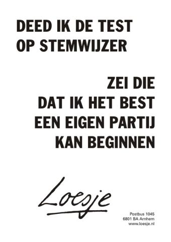 Loesje workshop