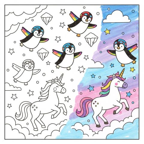 Kleurplaat maken met AI (6-12jr)