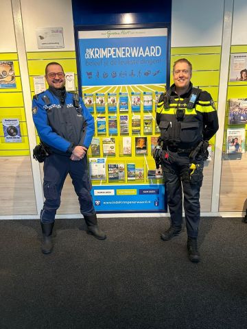 Spreekuur wijkagent en BOA Krimpen aan de Lek