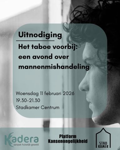 Het taboe voorbij: een avond over mannenmishandeling