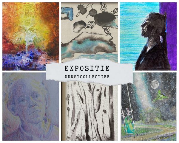 Kunstenaarscollectief exposeert in Bibliotheek Heerenveen