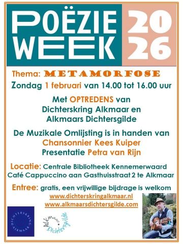 Alkmaarse dichters vieren de Poëzieweek