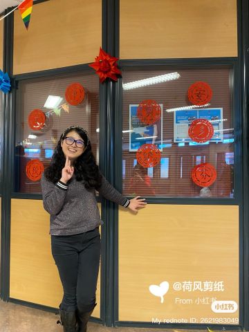 Voorlezen en papercutting in het Chinees