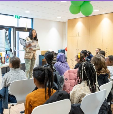 Bezoek aan de bieb: ontmoet een schrijver (groep 7 en 8)