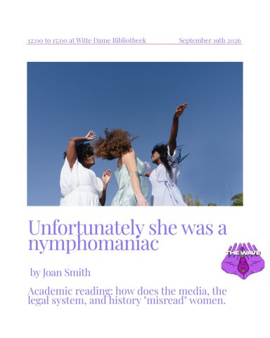 Feminist Book Club hosted by The Wave Eindhoven: Unfortunately she was a nymphomaniac, by Joan Smith