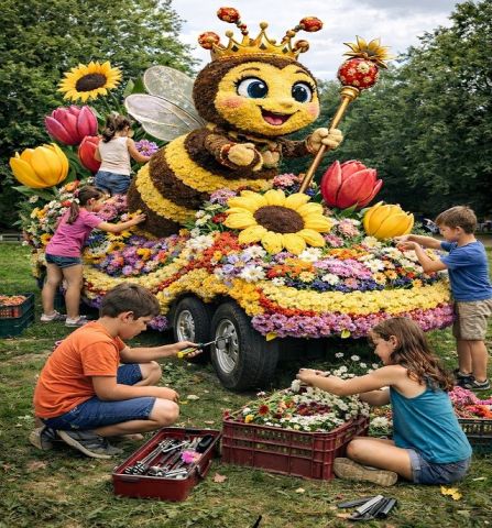 Workshop van Little Engineers Academy: Techniek en het bloemencorso