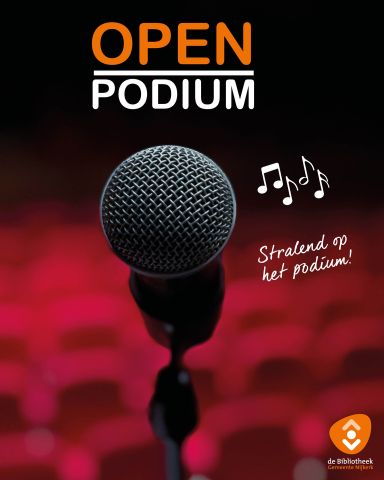 Stralend op het Podium: Het eerste Open Podium in Bibliotheek Nijkerk!