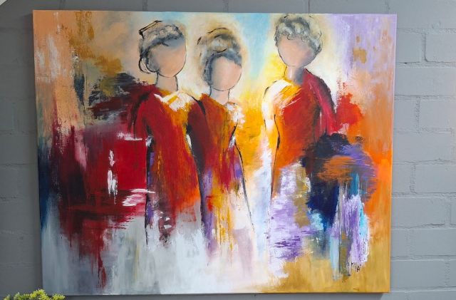 Expositie schilderscollectief 4 Pleasur