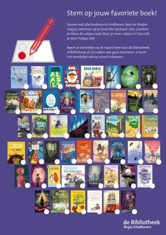 Uitslag beste kinderboek van regio Eindhoven