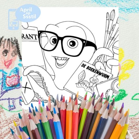 Kleurwedstrijd 'April op Stil'