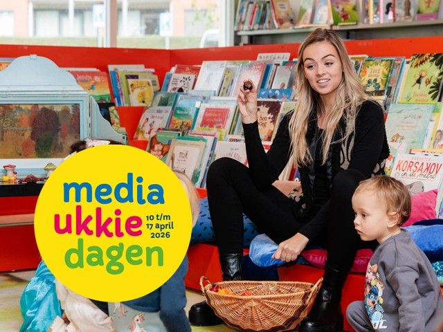 Peuterparade met Martine tijdens Media Ukkie Dagen