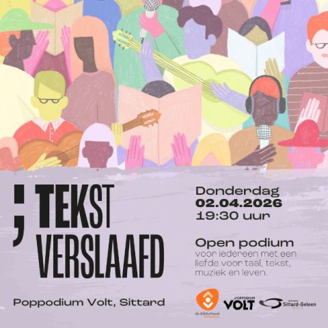 Open Podium 'Tekstverslaafd'