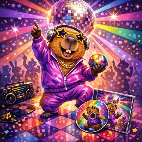 Voorleeslab: Discocapibara | voorlezen, dansen en verven | vanaf 4 jr.