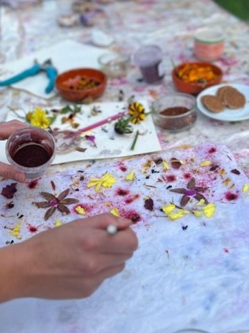 Workshop: Natuurlijk verven op stof (8+)