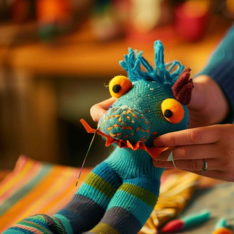 Familieworkshop eigen knuffel maken