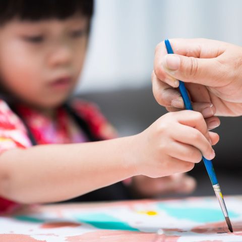 Familieworkshop aquarel je eigen postkaart