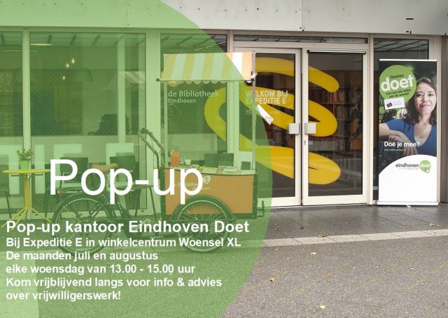Pop-up kantoor Eindhoven Doet in Woensel