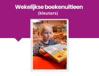 Wekelijkse boekenuitlening (kleuters)