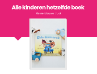 Kleine blauwe truck