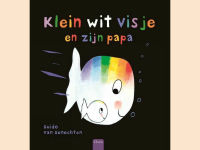 Klein wit visje en zijn papa