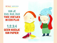 Van je ras, ras, ras, twee voetjes in een plas / 1,2,3,4 geen hoedje van papier