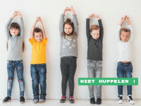 Niet huppelen