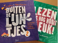 Leen de boeken: Lezen was nog nooit zo leuk! en Buiten de lijntjes 2 van Li Lefébure