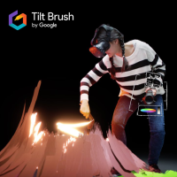 VR-bril: Google Tilt Brush