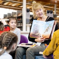 Taalparade in de Bibliotheek