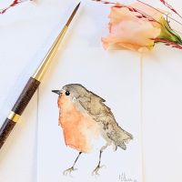Workshop Vrolijke Vogels aquarelleren