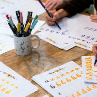 Handletterworkshop voor volwassenen