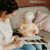 Muziek op schoot