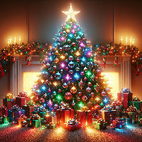Kerstmiddag in de bibliotheek