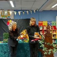 Theater Poppekus op Texel met de voorstelling 'Kleine Aap'