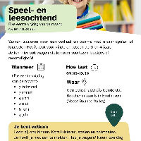Speel- en leesochtend