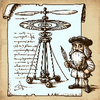 Grote uitvinders: De helikopter van Leonardo da Vinci