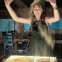 Zandkunstenares Helene Wieringa | Voorstelling