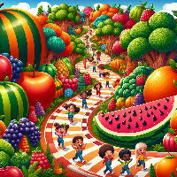 Groente- en fruitwandeling voor ouders en peuters in Geldrop