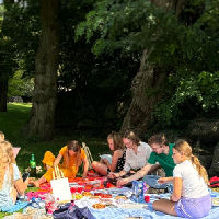 Hittegolf: Schilder picknick