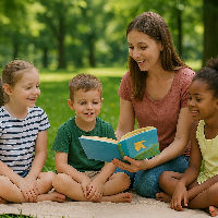 Zomerplezier: Voorlezen in het park!