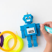 Grappige figuren maken met de 3D pen - Bibliotheek