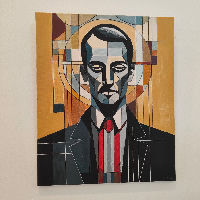 Tentoonstelling van Edmond Steens in de Korenbeurs