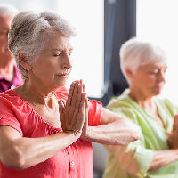 Proefles senioren yoga