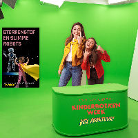 BiebFabriek: Ga tijdens de Kinderboekenweek op avontuur met de green screen