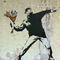 Maak Banksy stickers (Kinderboekenweek 2025)