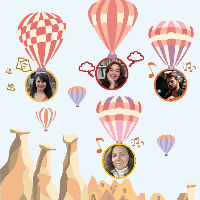 Turkse familievoorstelling: Muzikale reis in een luchtballon
