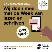 Week van lezen en schrijven: Open Digi-Taalhuizen