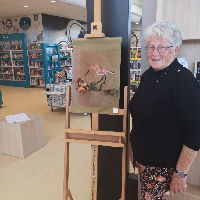 Expositie van textiele werken van Jozien Weststrate in Kapelle