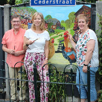 Kunst in de Bieb: Cederstraat schildert!